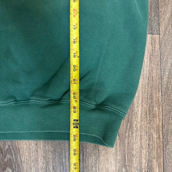 VTG Guess Jeans Sweatshirt Men's Medium Green Embroidered Crewneck 90s USA - Picture 5 of 7